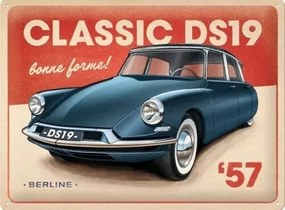 Plechová ceduľa Citroen Classic DS19, (40 x 30 cm)