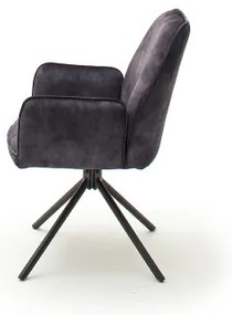 Jedálenské stoličky NEXORO, 2 ks, antracit