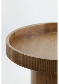 Okrúhly odkladací stolík z mangového dreva ø 50 cm Kalomo – Light &amp; Living