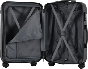 Stredný kufor so 4 kolieskami 65x44,5x27 cm, veľkosť M, šampanská farba