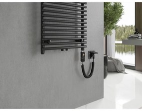 Mexen Sol, elektrické vykurovacie teleso 1200x500 mm + vykurovacia tyč 600 W, čierna, W125-1200-500-2600-70