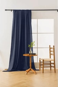 Záves OXFORD LIGHT 140x270 cm, tmavomodrý Zavesenie: Riasiaca páska