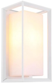 Globo 31982W - Vonkajšie nástenné svietidlo LOGANA 1xE27/60W/230V IP44 biela