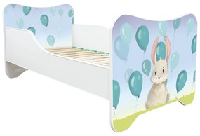 TOP BEDS Detská posteľ Happy Kitty 160x80 zajačik