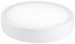 McLED Prisadené LED osvetlenie VANDA R24, 24W, denná biela, 22,5 cm, okrúhle, biele