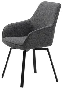 Unique-Furniture ALMA jedálenská stolička unique furniture sivá polyester 49590000