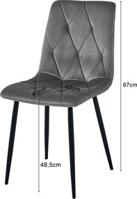 Béžová jedálenská stolička LIBRA