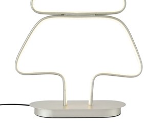 Vianočná stolná lampa oceľová v tvare vianočného stromčeka vrátane LED - Arbre