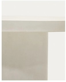 Betónový okrúhly záhradný jedálenský stôl ø 120 cm Aiguablava - Kave Home