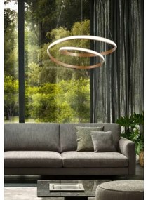 Redo 01-1796 - LED luster na lanku TORSION LED/40W/230V bronzový