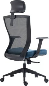 SI Otočná stolička Q-328H modrá