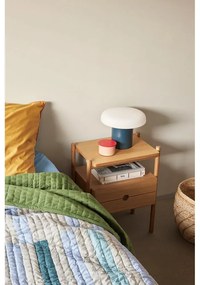 Tmavomodrá stolová lampa (výška 20 cm) Ateliers – Hübsch