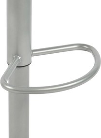 Barová stolička Williston - strieborná