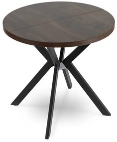 JAKS Okrúhly rozkladací stôl 80 - 160 cm orech Dorian
