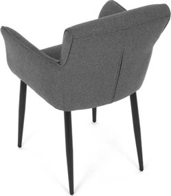Jedálenská stolička sivá DCH-J2159 GREY2