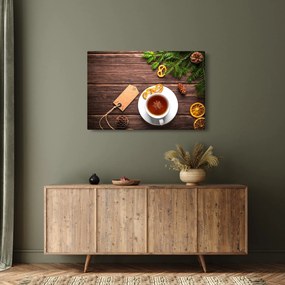 Obraz - hrnček s dekoráciami (90x60 cm)