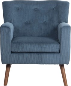 Kreslo Kioni látka cord - modrá