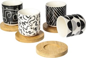 Súprava šálok Contraria 100ml bamboo