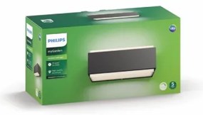 Philips 16487/93/P3 - LED Stmievateľné vonkajšie svietidlo MYGARDEN 2xLED/4,5W IP44