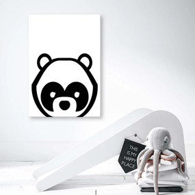 Gario Obraz na plátne Kontrastná panda Rozmery: 40 x 60 cm
