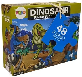 LEAN TOYS Puzzle Dinosaury 48 kusov