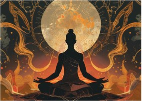 Obraz - Meditácia (70x50 cm)