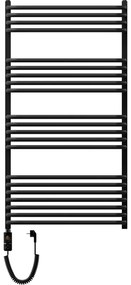 Mexen Apollo, elektrické vykurovacie teleso 1210x650 mm+ vykurovacia tyč 900W, čierna, W117-1210-650-2900-70