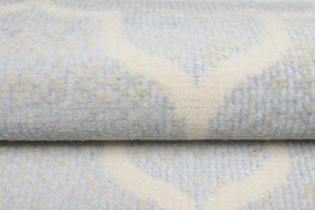 TA Koberec 4496B L.MODRÁ / KRÉMOVÁ MIA Rozmer: 80x150 cm