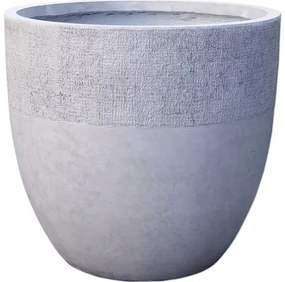 Kvetináč Lafiora Sober Clayfibre Ø 25 x 23 cm béžový