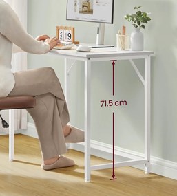 Psací stůl Vasagle Ebeny 100 cm bílý