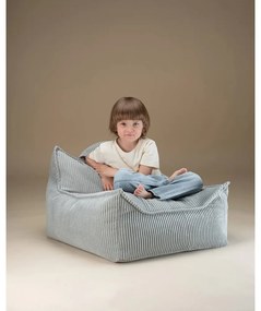 Menčestrový detský sedací vak v mentolovej farbe Chair – Wigiwama
