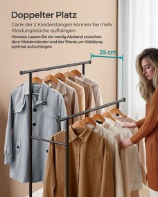 Závesný stojan na kolieskach HSR152B01