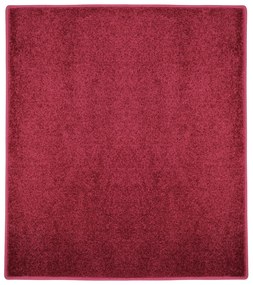 Vopi koberce Kusový koberec Eton vínovo červený štvorec - 200x200 cm
