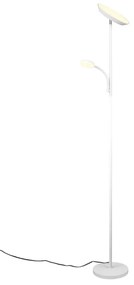 Biela LED stojacia lampa (výška 178 cm) Specter – Trio
