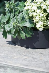 Miska na dekorácie CIRCULO, sklolaminát, Ø 30 cm, antracit