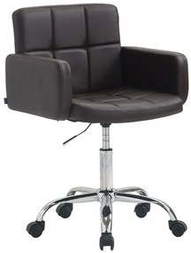 Design-Shop Pracovná stolička L.A. - Hnedá