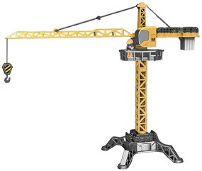 Lean Toys Stavebný žeriav 95cm - žltý