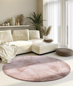 Villeroy & Boch, Kusový koberec Villeroy & Boch 106161 Pink kruh, 200x200 (priemer) kruh, ružová, obývacia izba