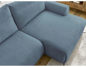 Modrá rohová pohovka Aden – Bobochic Paris