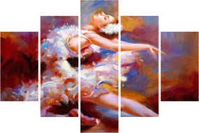 Obraz - Baletka, maľba (150x105 cm)