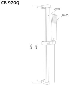 Mereo Mereo, Sprchová súprava, jednopolohová sprcha, posuvný držiak, šedostrieborná hadica, nerez/plast/chrome, MER-CB920Q