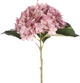Umelá kvetina Hortenzia 50 cm, ružová%