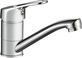 Kuchinox Grace, stojanková umývadlová batéria s otočným výtokom, chrómová, LAV-BKY_026D