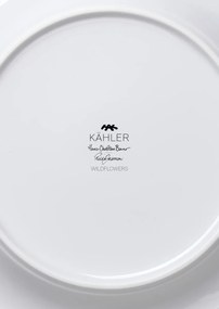 KÄHLER Porcelánový tanier Hammershøi Wild Flowers 22 cm