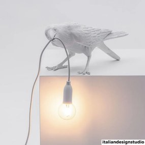 SELETTI Bird Lamp Playing