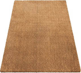 DY Obdĺžnikový hnedý shaggy koberec Kamel Rozmer: 200x290 cm