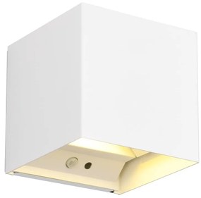 LED nástenné vonkajšie svietidlo so senzorom pohybu (výška 10,5 cm) Talent – Reality