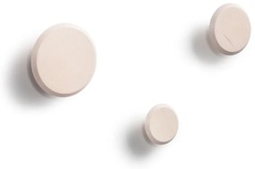 Nástenné drevené háčiky v súprave 3 ks v prírodnej farbe Nadua – Kave Home