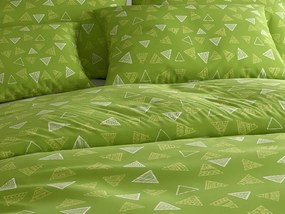 Obliečky z mikrovlákna TREVA zelené Rozmer obliečky: 2 ks 70 x 90 cm | 200 x 220 cm
