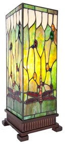 Lampa Tiffany stolová 18*45 MULTICOLOUR GREEN PRISM